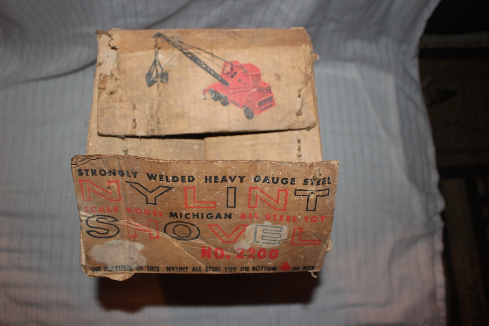 Vintage Nylint Michigan Shovel Crane No. 2200 Box – BOX ONLY