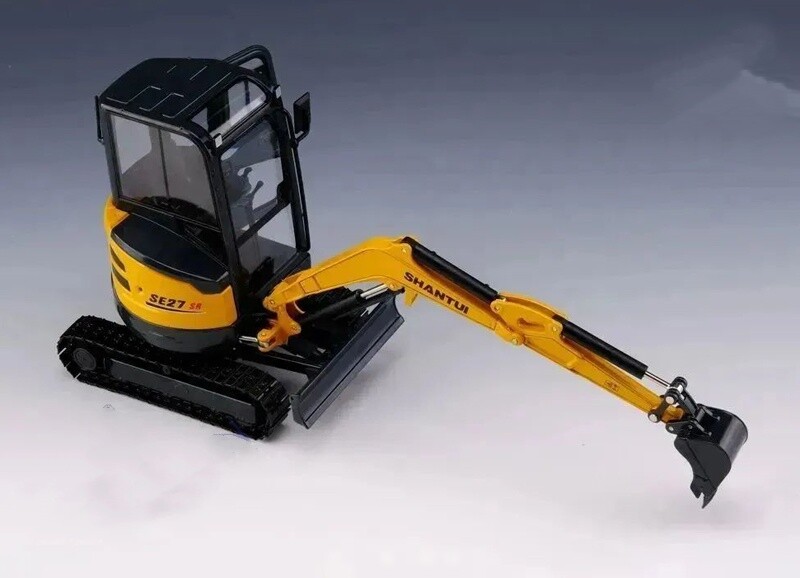 1:20 29CM SHANTUI SE27SR Excavator Construction Equipment Machine Diecast Model