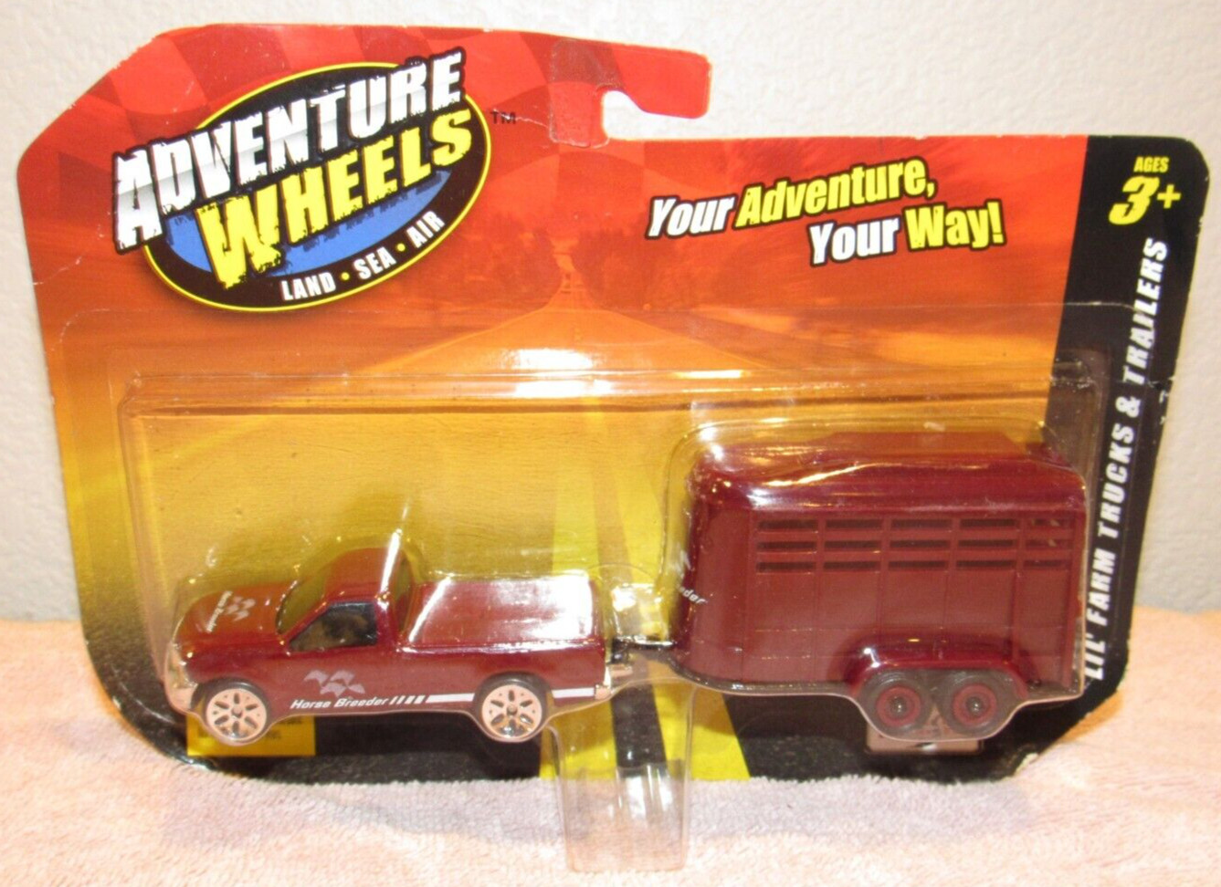 Maisto Adventure Wheels Ford F-150 Horse Breeder Diecast 1/64 Scale