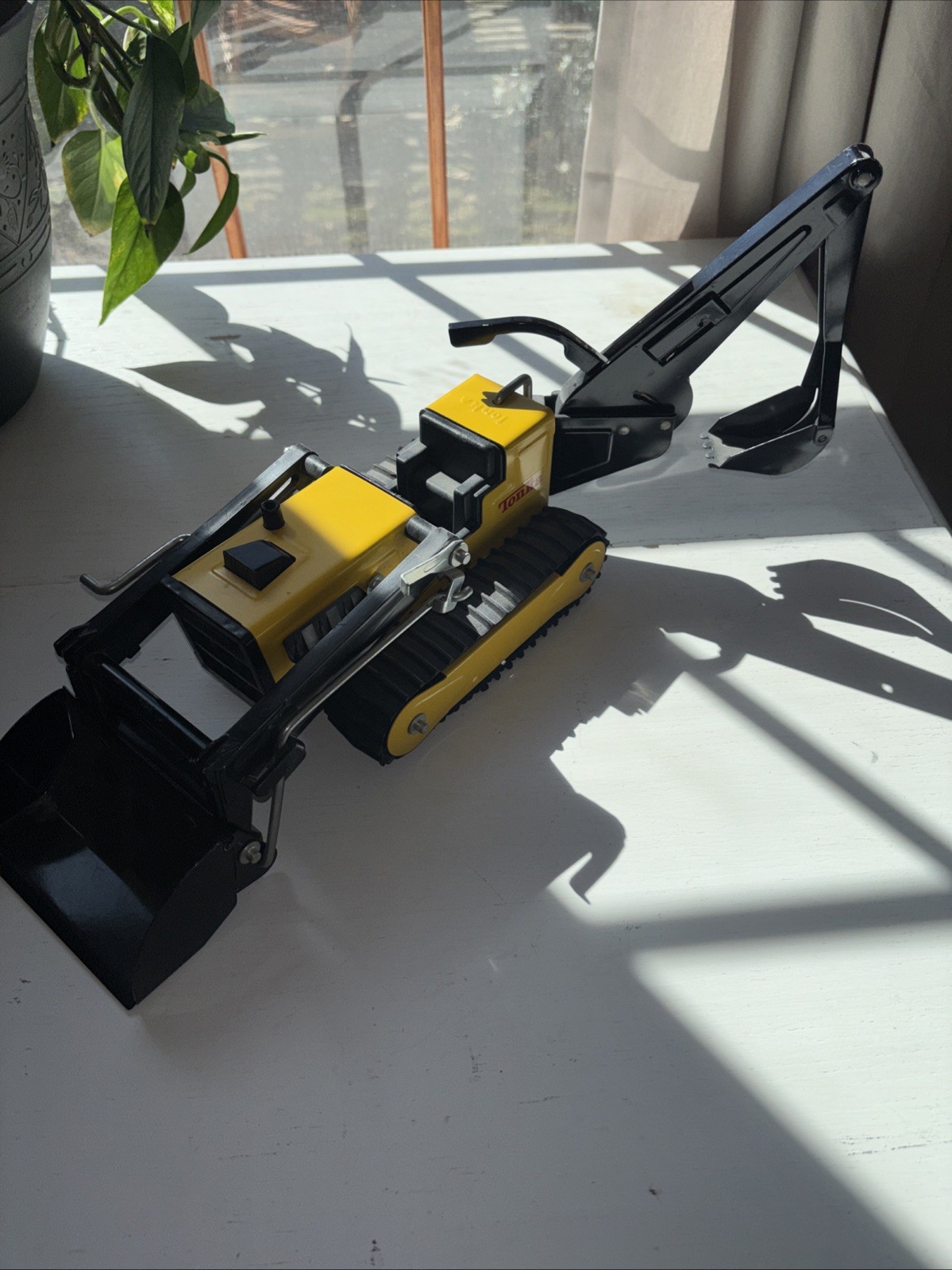 Tonka Black And Yellow Vintage Bulldozer