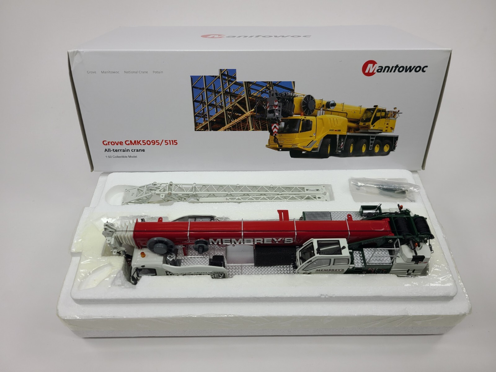 Grove GMK5095 Mobile Crane – Membreys – Drake Towsleys 1:50 Scale #01332 New