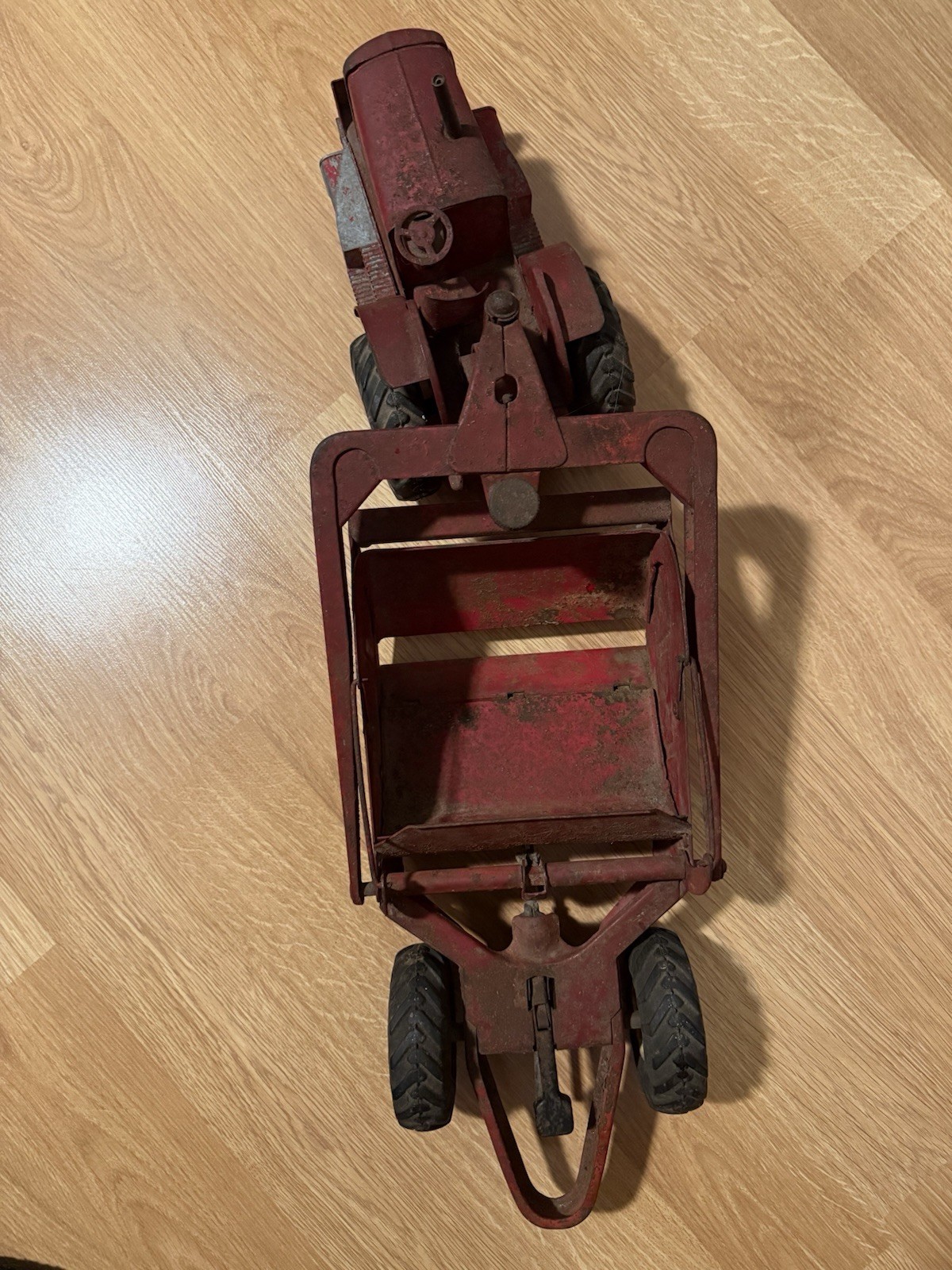 Vintage 1950s Doepke Model Toys 29″ Heiliner Earth Mover Road Grader Scraper