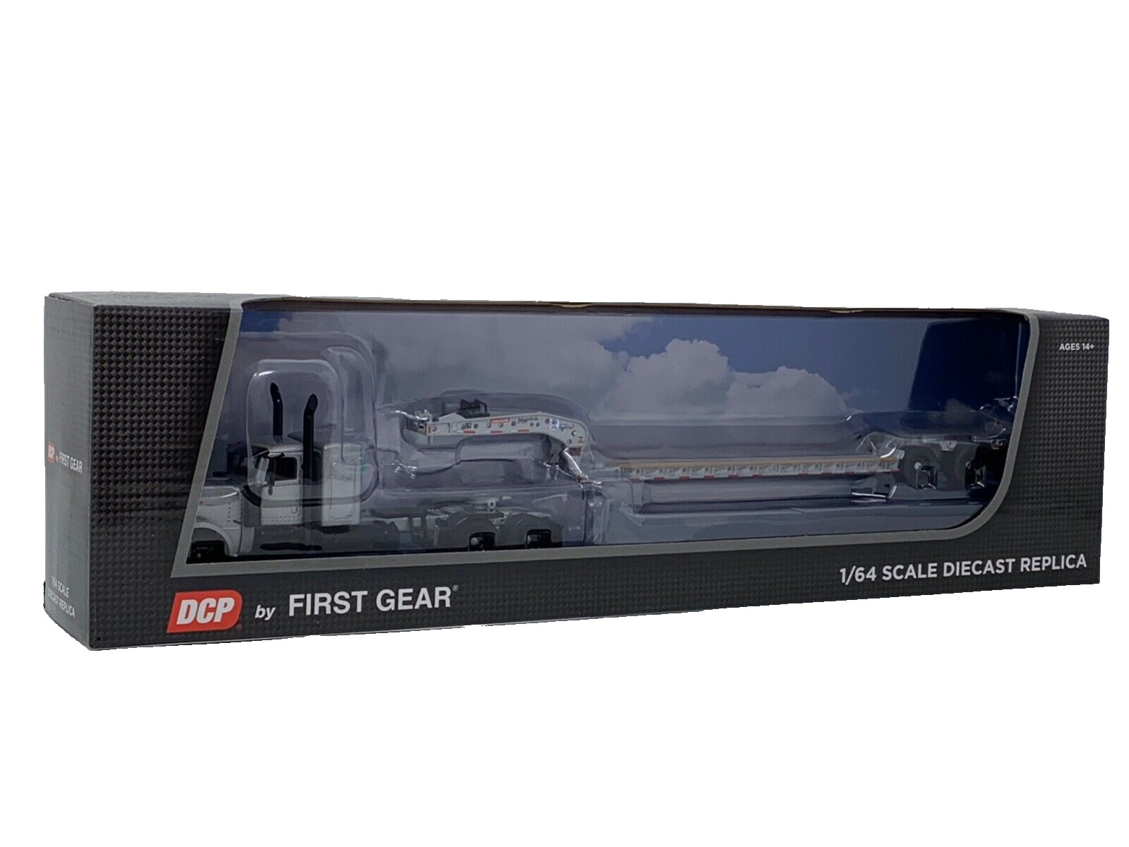 1/64 DCP PETERBILT 389 & FONTAINE MAGNITUDE LOWBOY TRAILER