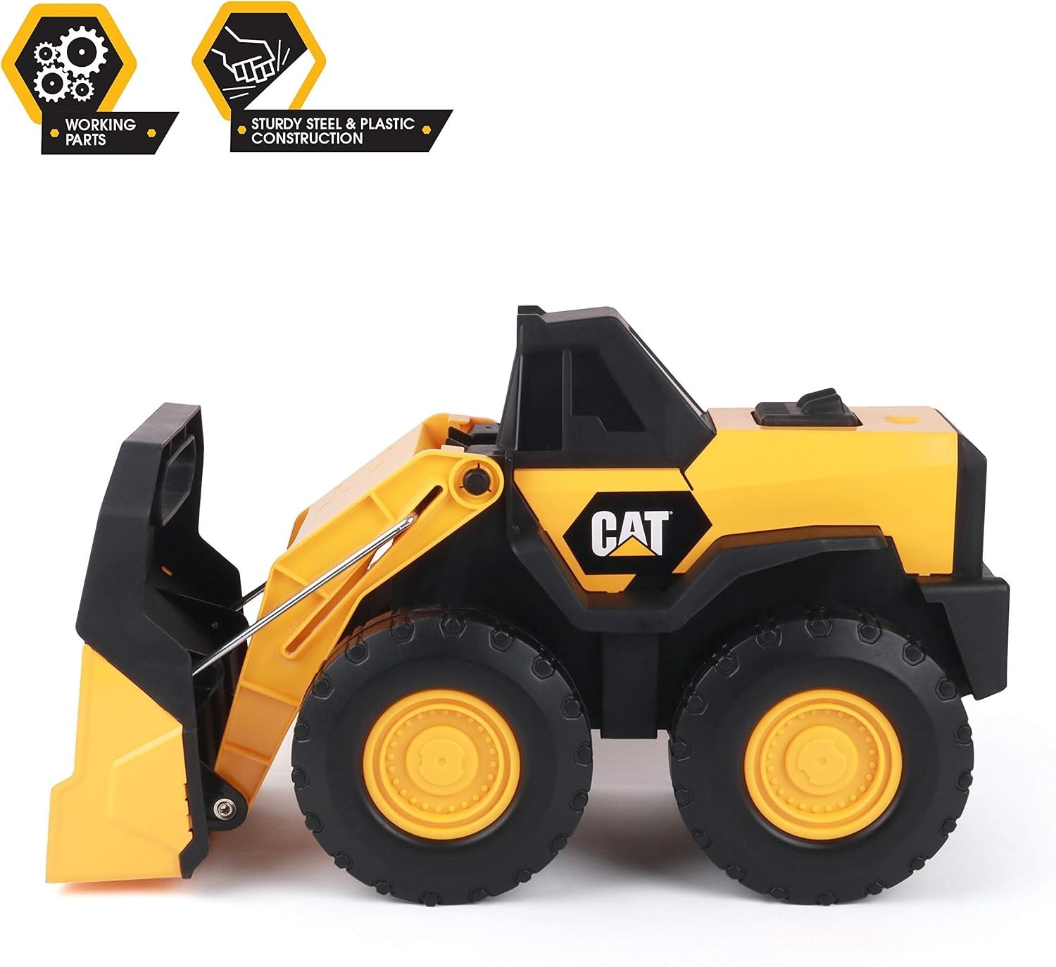 Cat Construction Toys Real Steel Max Wheel Loader 16 inch Working Arm Bucket