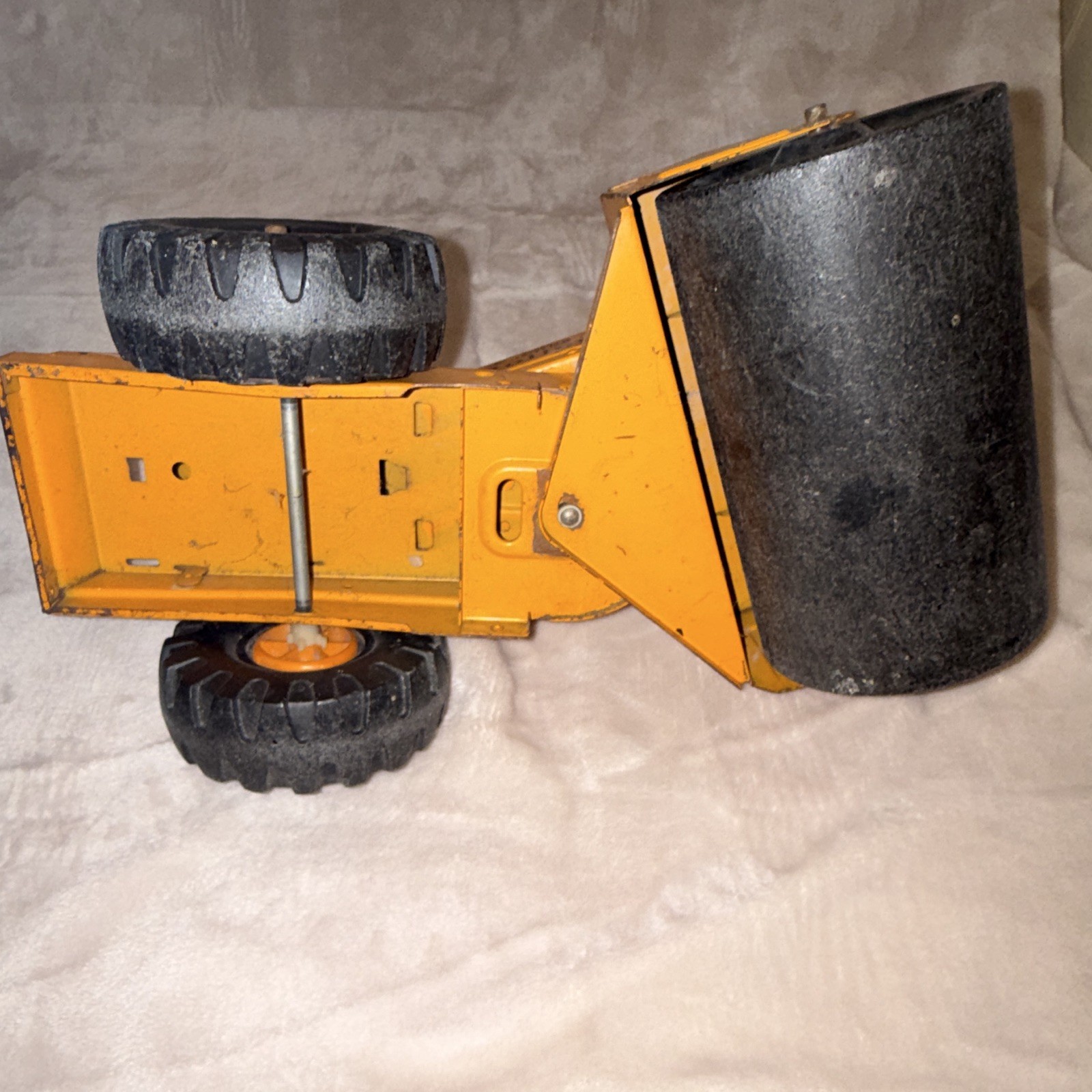 Tonka Mighty Road Roller Pressed Steel Construction Toy, Yellow & Black