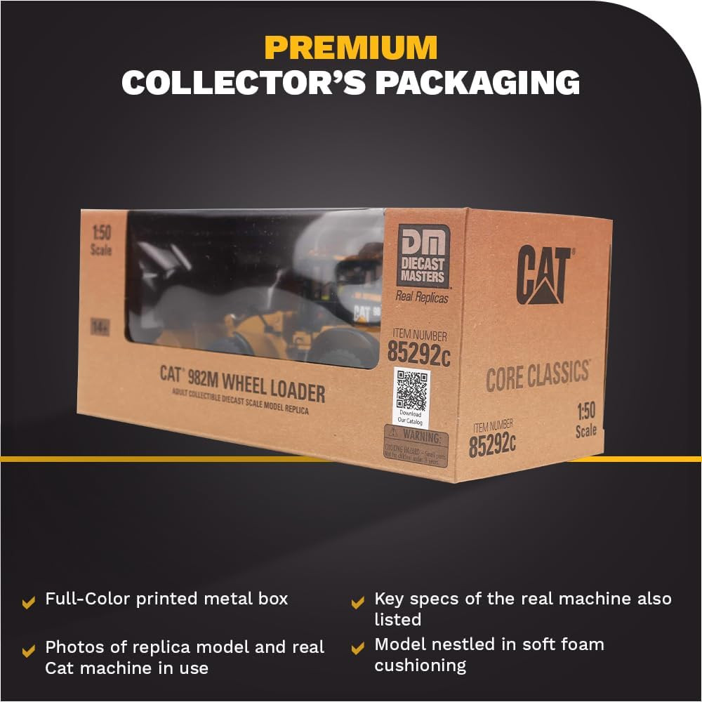 1:50 Caterpillar 982M Wheel Loader | Core Classics Series Cat Trucks & Construct