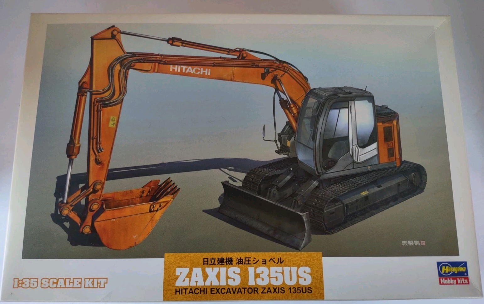 WMO1 1:35 Hasegawa Hitachi Excavator Zaxis 135US (NIB)