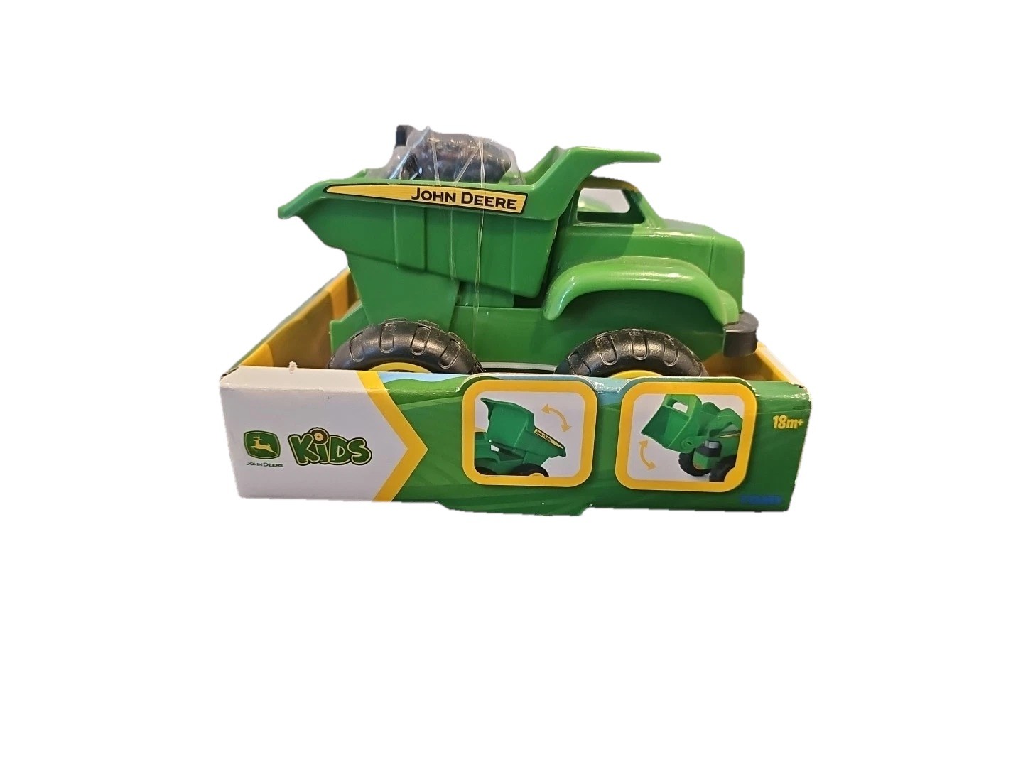 TOMY John Deere 6″ Dump Truck & Tractor 2-Pack Sandbox Toys 18+ Months NEW