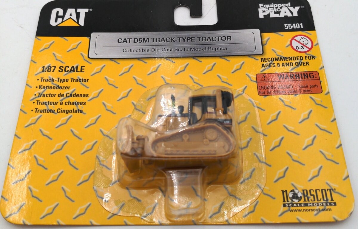 Norscot 55401 1:87 Scale CAT D5M Track-Type Tractor Die Cast Model