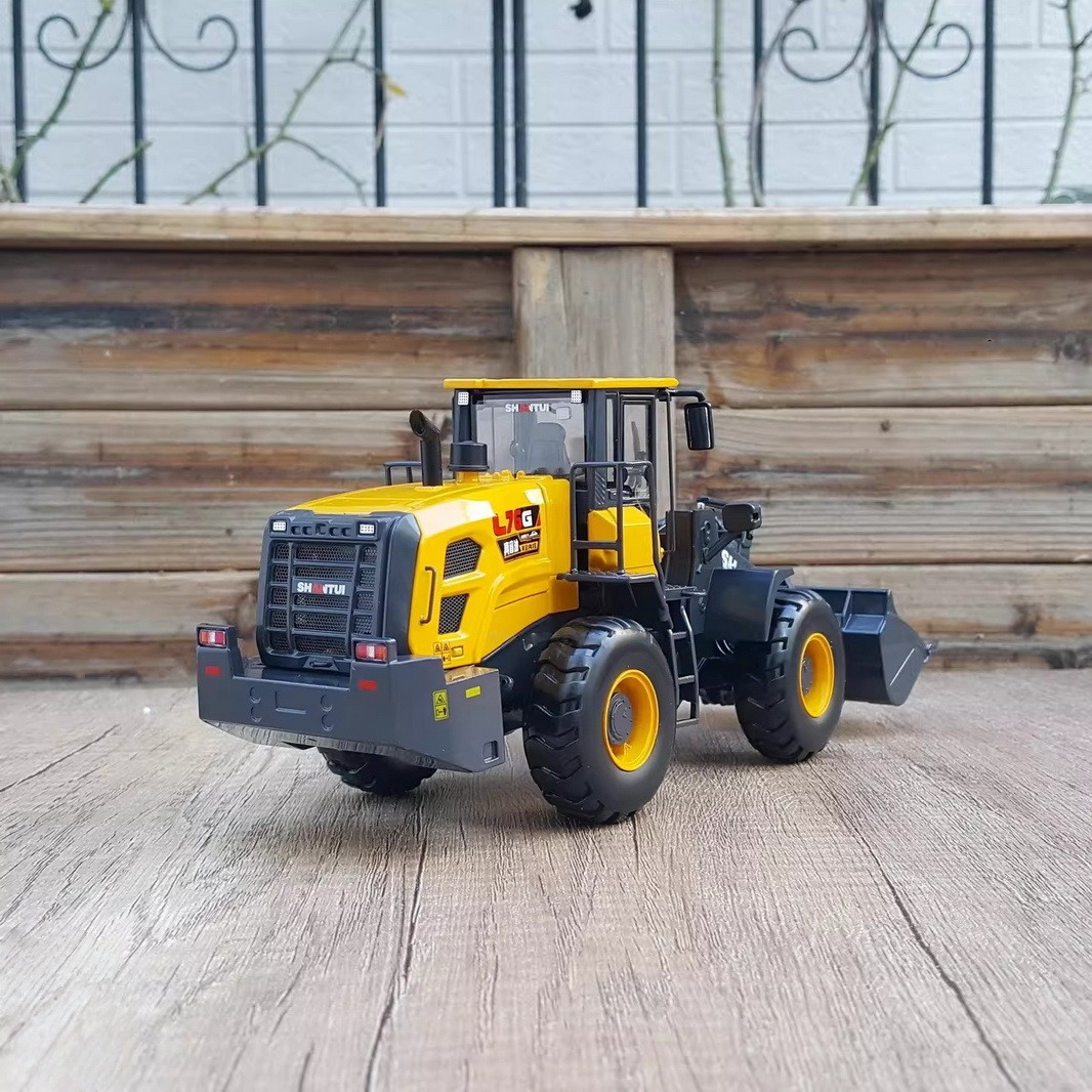 1/35 Scale SHANTUI L76G Wheel Loader DieCast Model Collection Toy Gift NIB