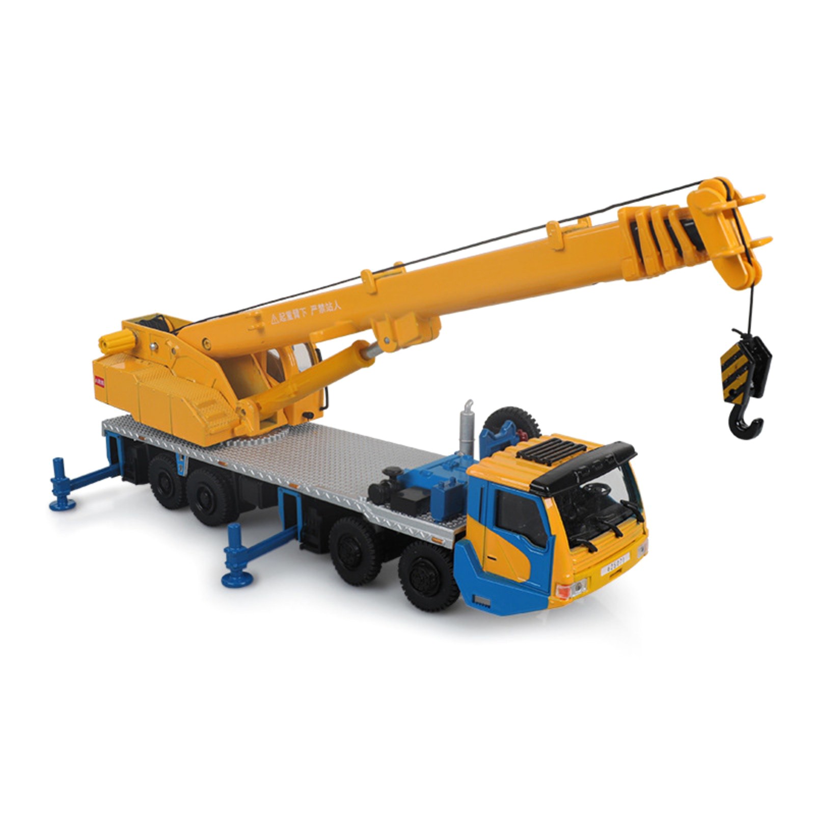 Alloy 1/55 Scale Machinery Lift Crane Truck Vehicle Finished Model Collection
