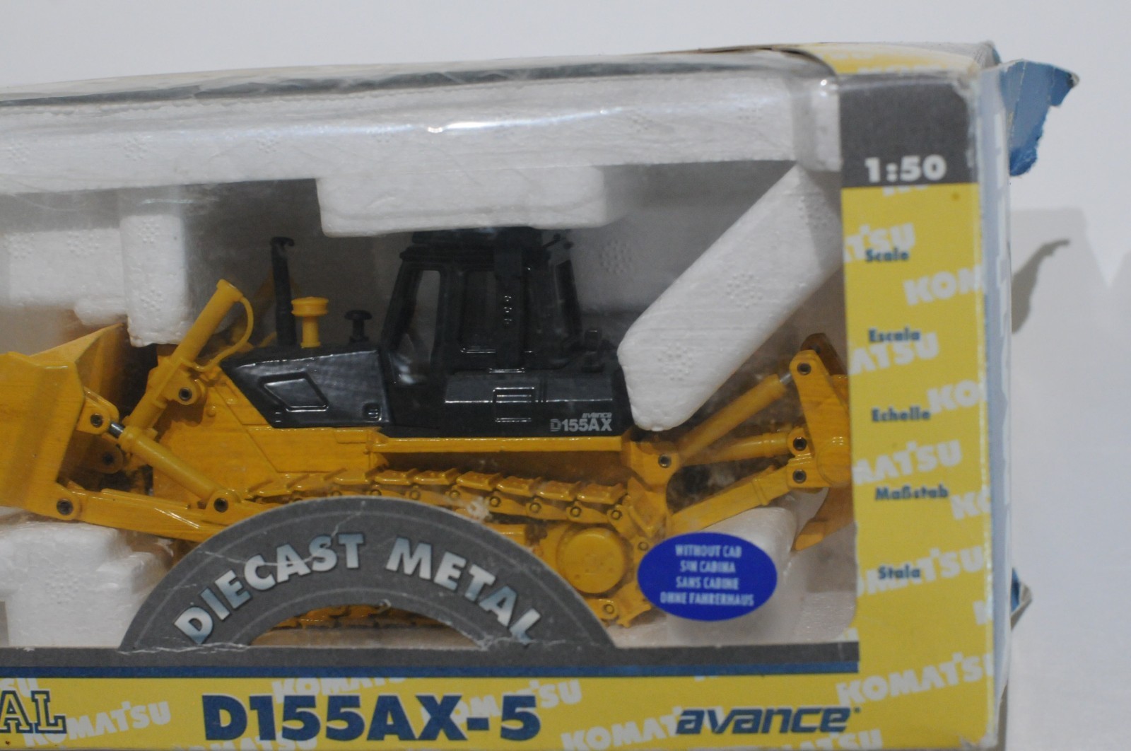 JOAL KOMATSU D155AX-5 AVANCE BULLDOZER SCALE 1:50 DIECAST 202