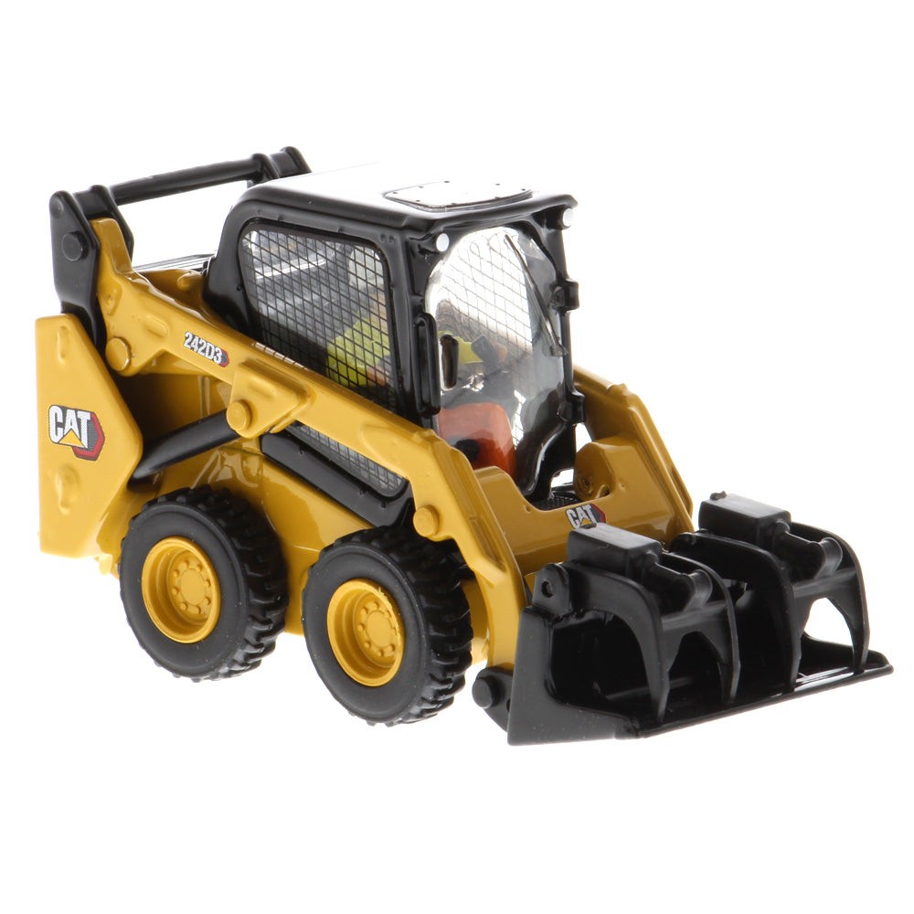 CAT Caterpillar 242D3 Skid Steer Loader 1:50 Scale Diecast Model DMA 85676