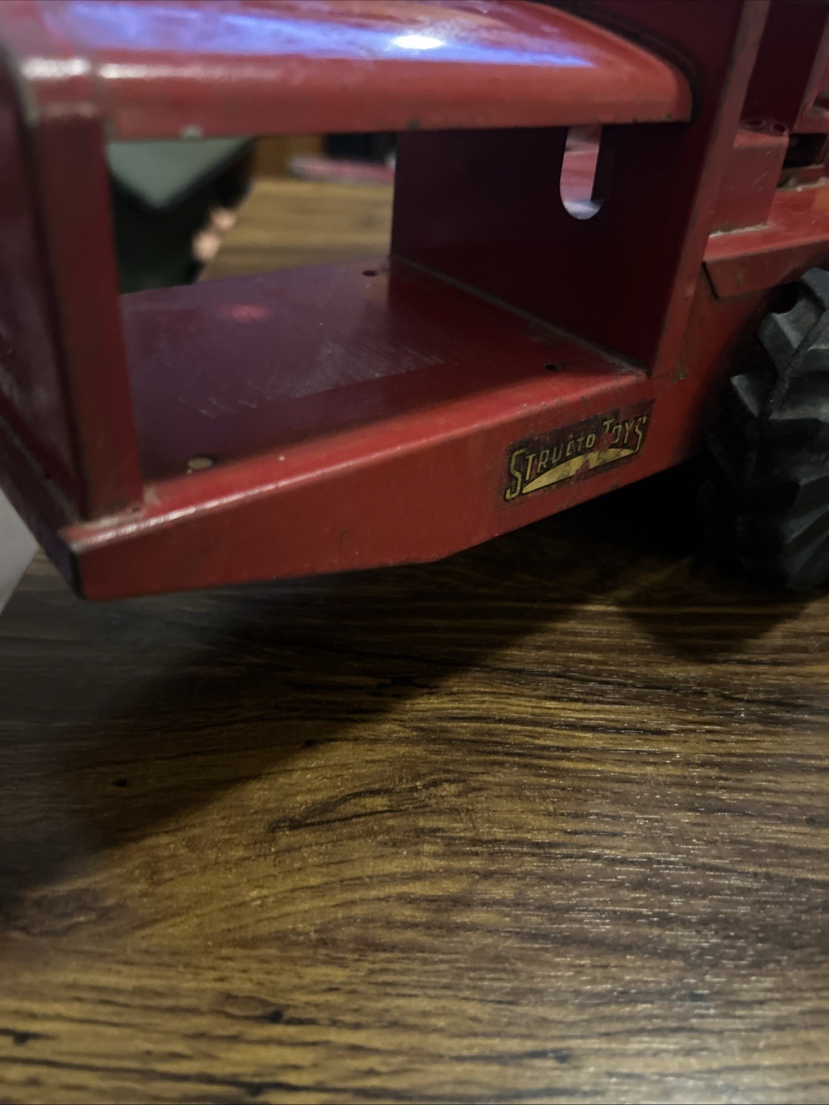 Vintage Original 1950’s Structo Toys Red Structo Scraper Construction Toy