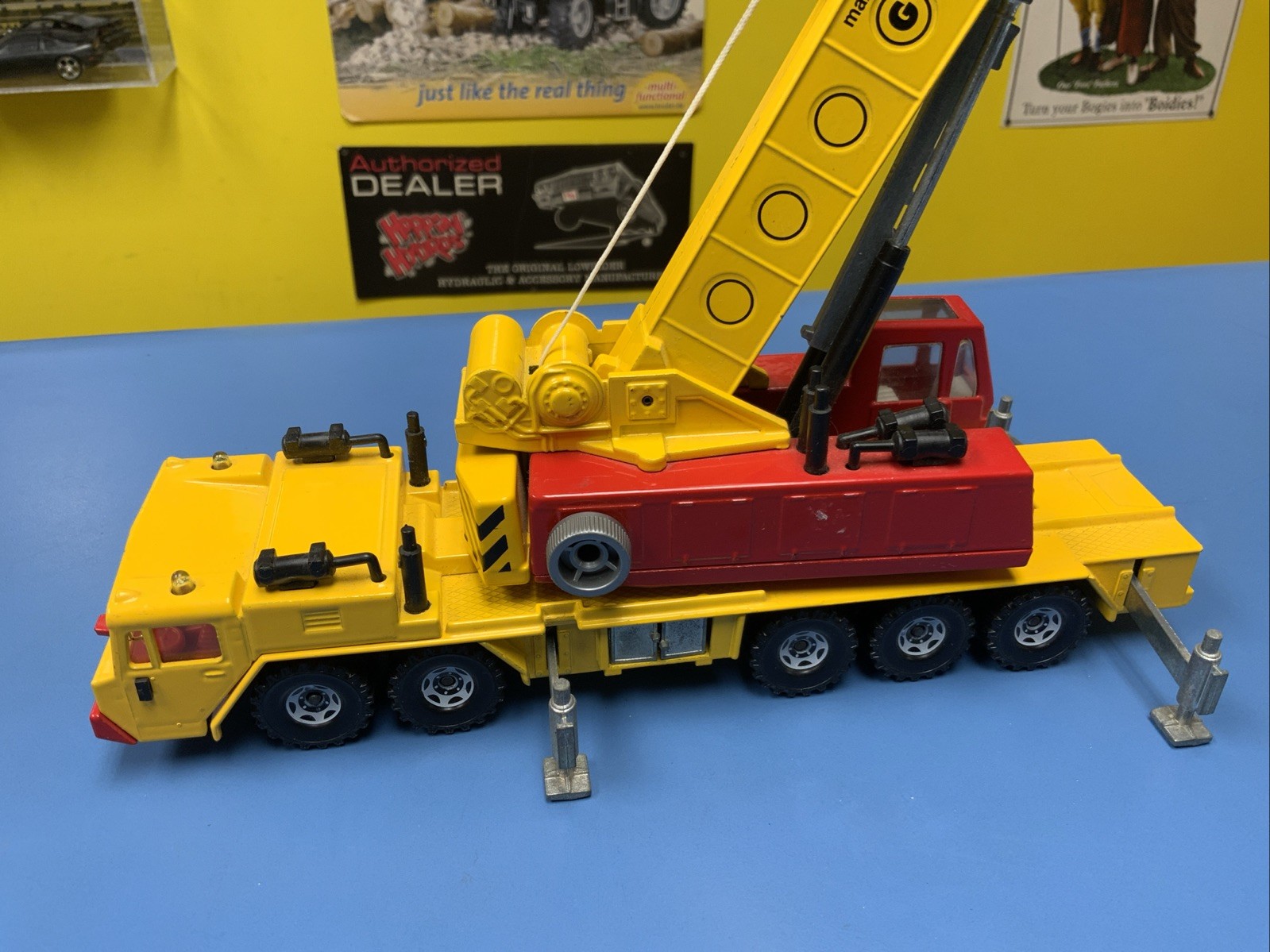 Vintage SIKU Tragkraft Hydraulic Grove Construction Crane W. Germany #4010