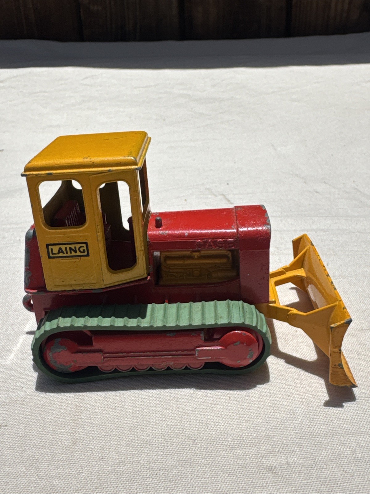 Lesney/Matchbox King Size #K17 Case Tractor *Missing One Track