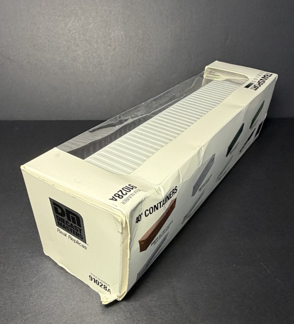 DieCast Masters 91028A 1:50 EverGreen 40′ White Refrigerated Shipping Container