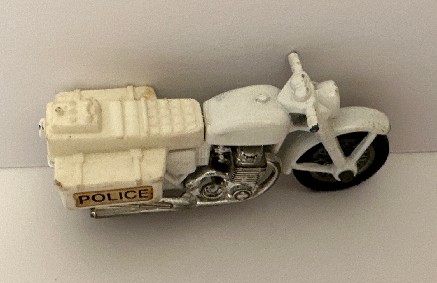 Vintage Matchbox Lesney Toy No 33 Honda 750 White Police Motorcycle Bike
