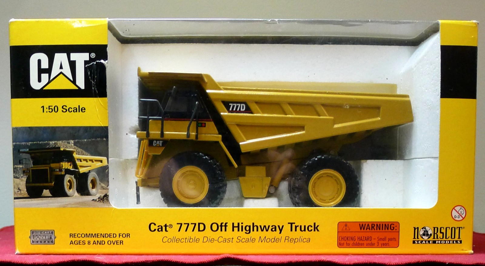 Norscot CAT 777D Off Highway Dump Truck #55104 1:50 Scale Die-Cast MIB