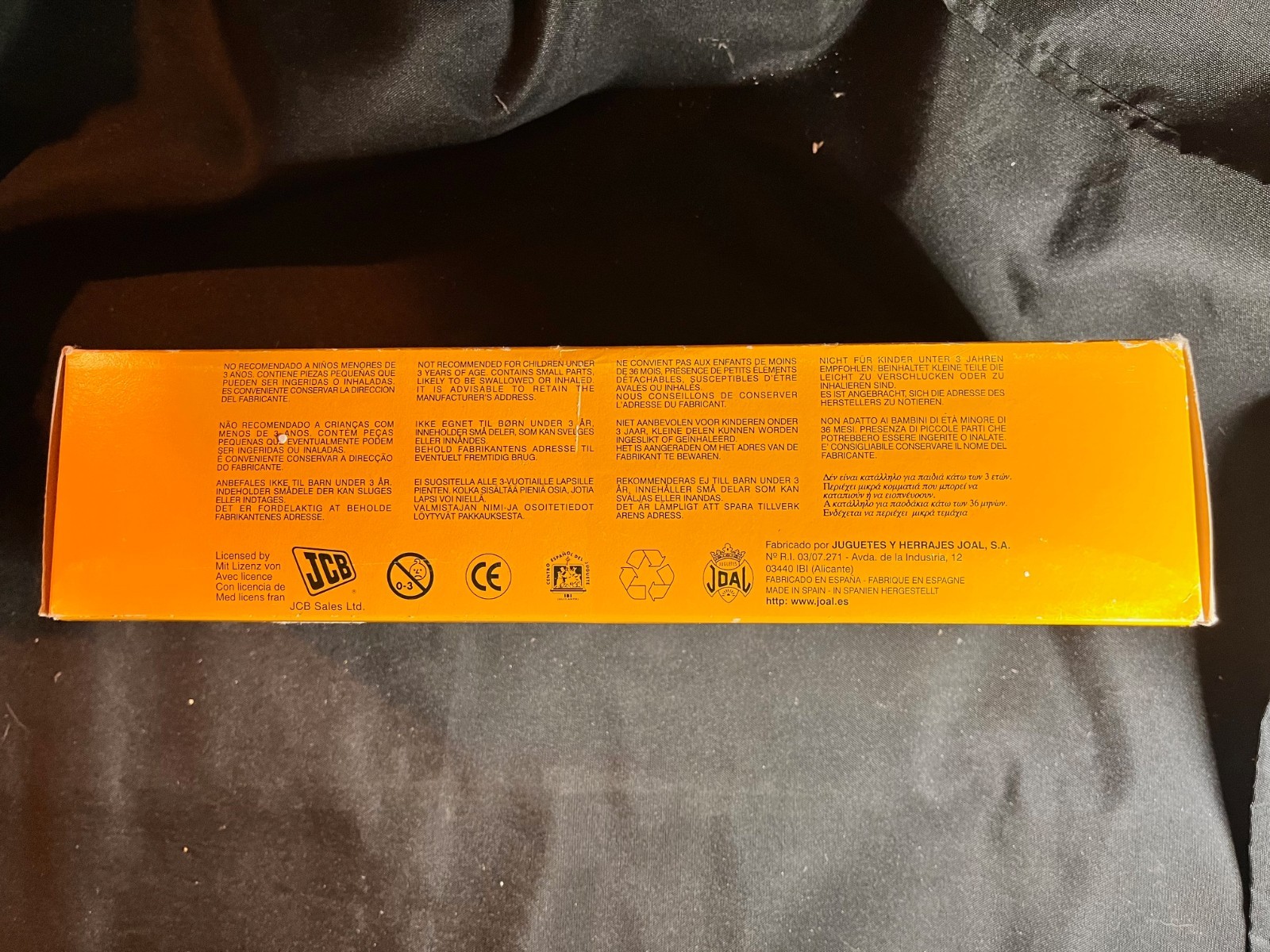 Joal 175 JCB 4CX Sitemaster Backhoe Loader 1:35 Scale