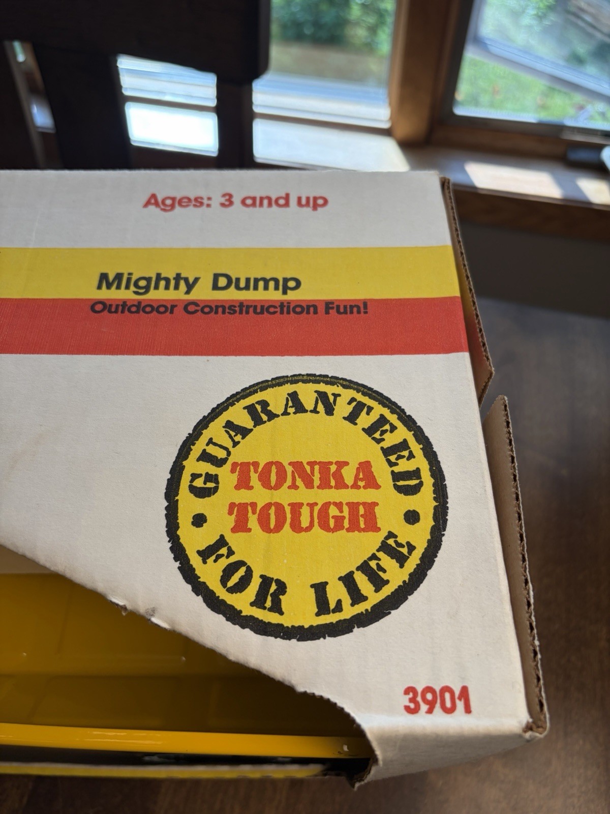 1989 Tonka Mighty Dump Truck #3901 NEW IN BOX- Turbo Diesel- Original Steel