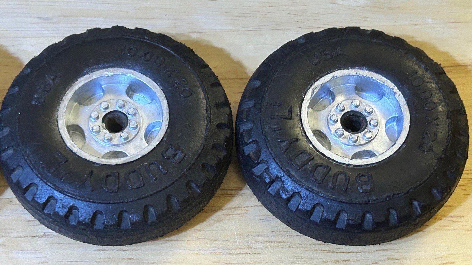 QTY 1 – Vintage Buddy L Fix My Flat Spare Tire – Nice Shape – 4 Available