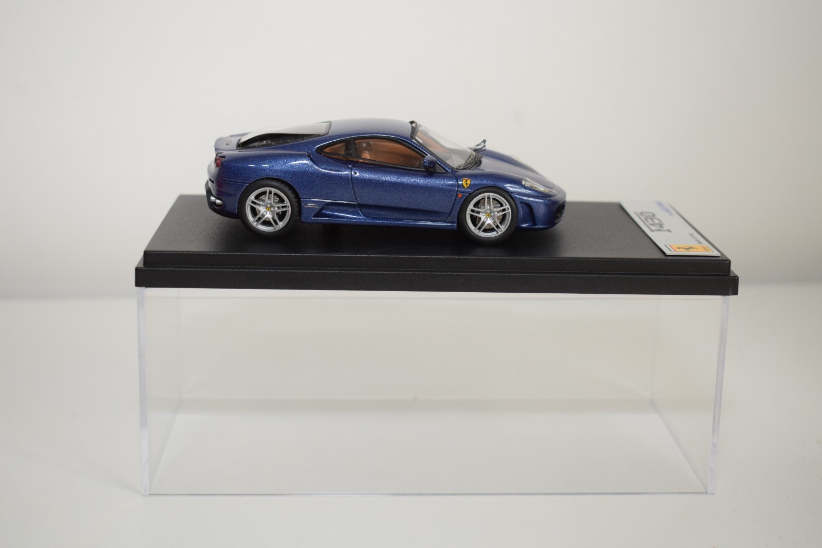 C10 1:43 LOOKSMART LS112C LS112 C FERRARI F430 MET. BLUE MIB RARE
