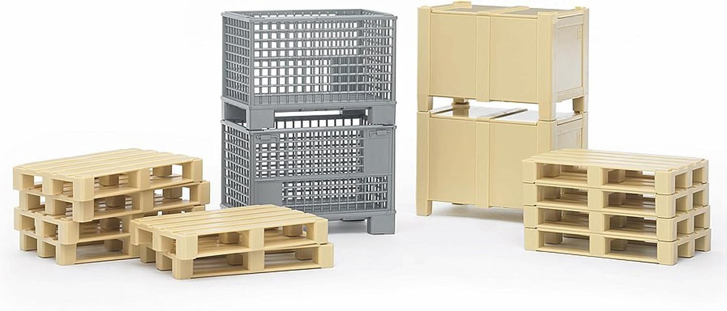 Pro Series Logistics Set with Pallets and Forklift
