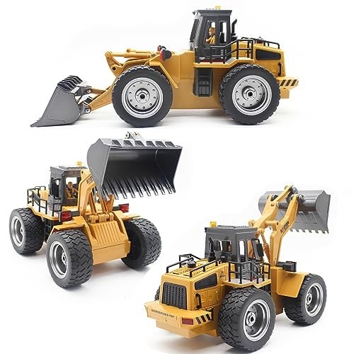 Fistone RC Front Loader 4WD Alloy Shovel Tractor with Lights