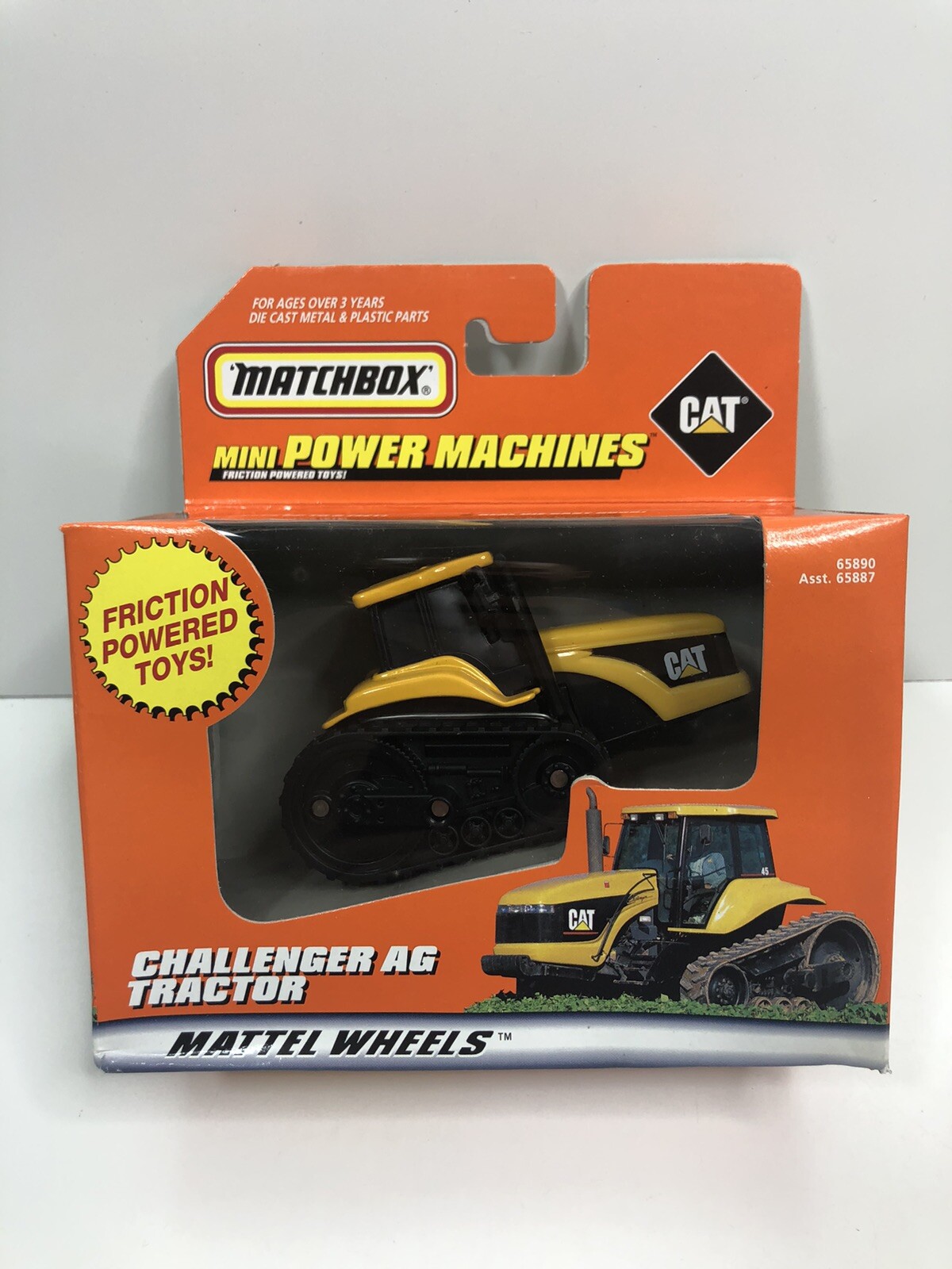 Matchbox Mini Power Machines CAT Challenger AG Friction Powered Toys 1998 New