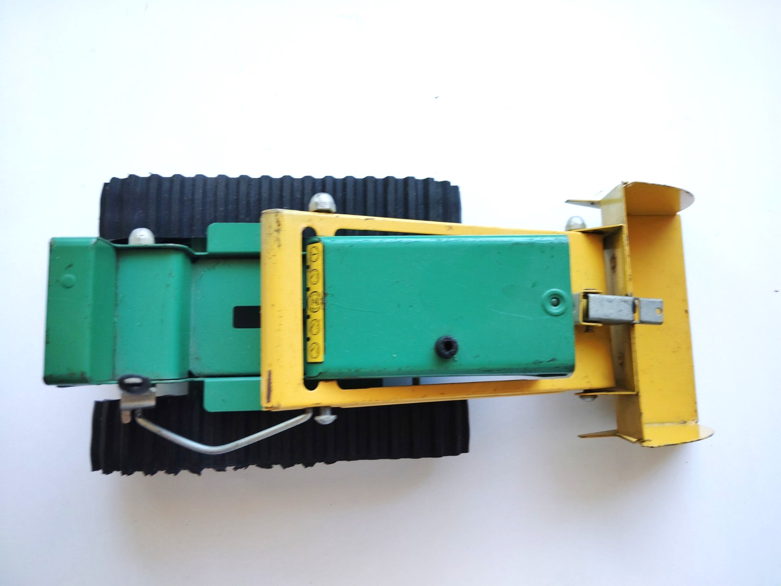 Vintage Tonka 1962 Front End Loader #402 Green & Yellow Pressed Steel