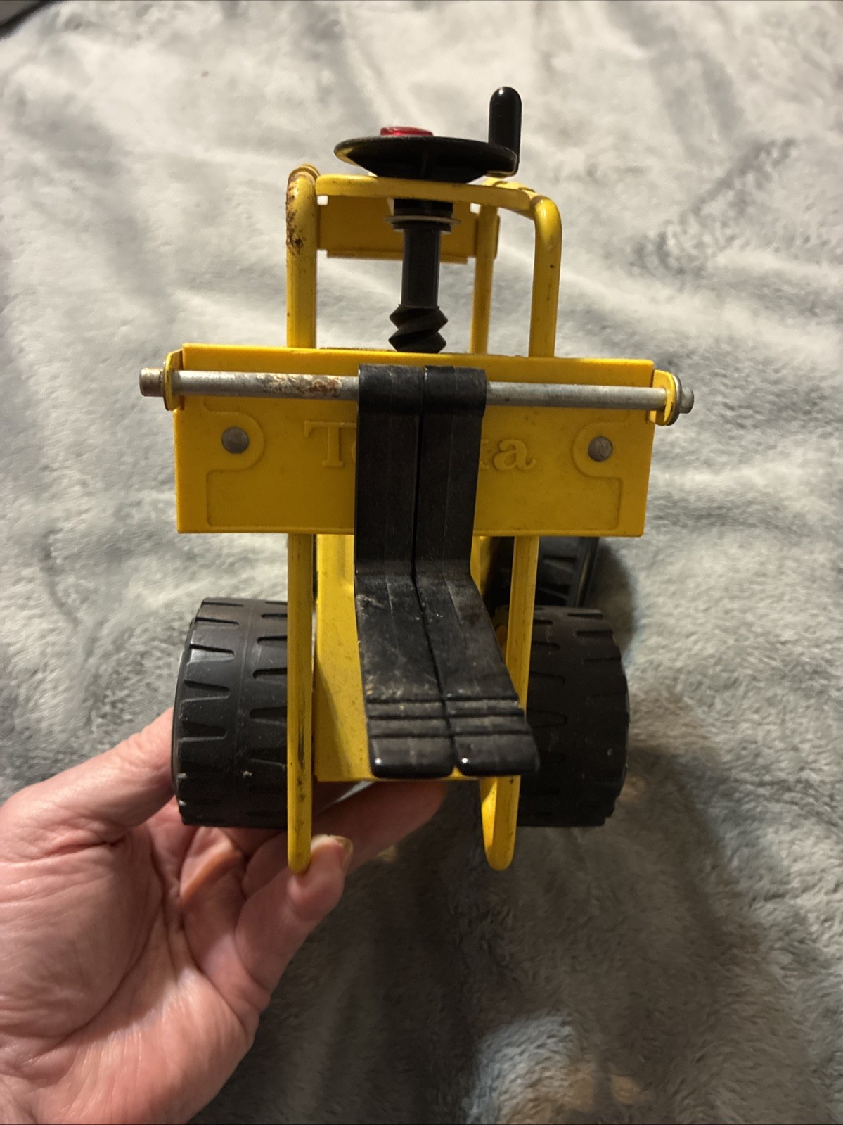 Vintage Tonka Truck 52900 Pressed Steel Metal Toy Forklift XR-101. Good Shape