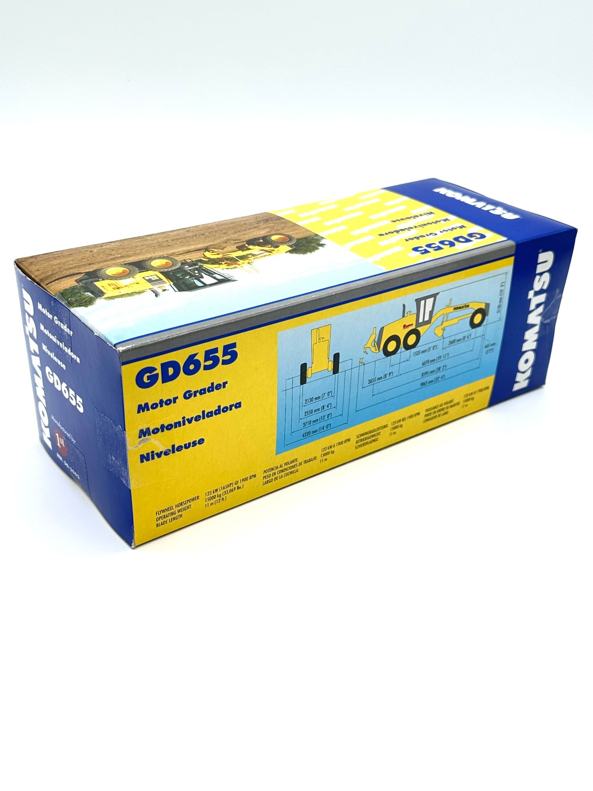 Komatsu GD655 Motorgrader By First Gear 1/50th Scale