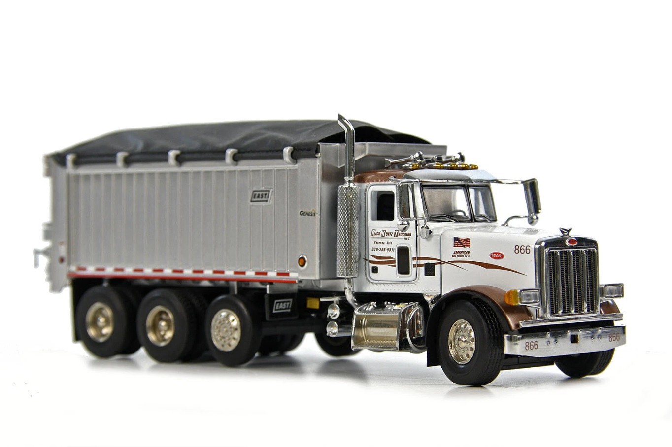 Peterbilt 357 East Dump Truck Rick Kuntz Sword 1:50 Scale Model #SW2042-RKT New