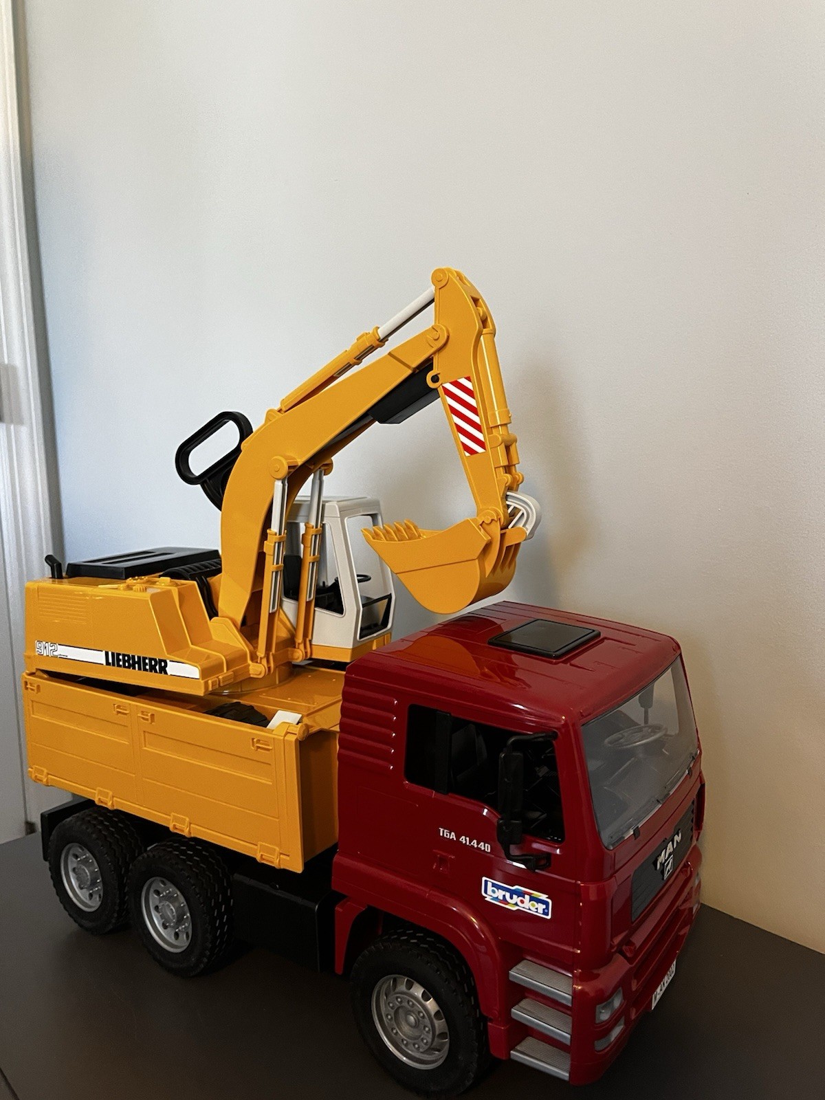 Bruder, Man Dump Truck And Excavator