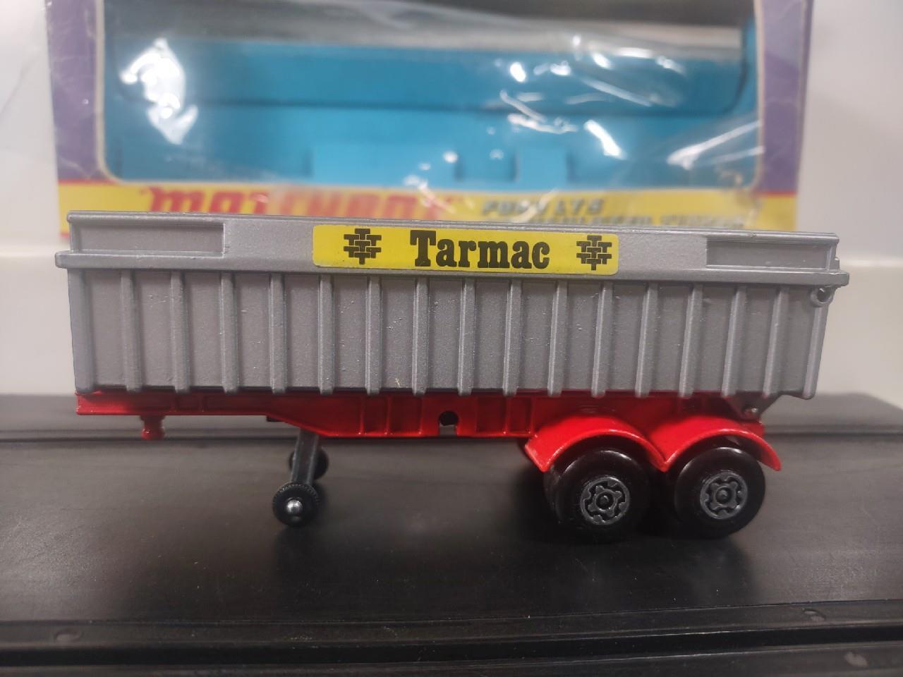 Lesney Matchbox Super Kings K-18 Articulated Tipper Tarmac wBox Superfast Wheels