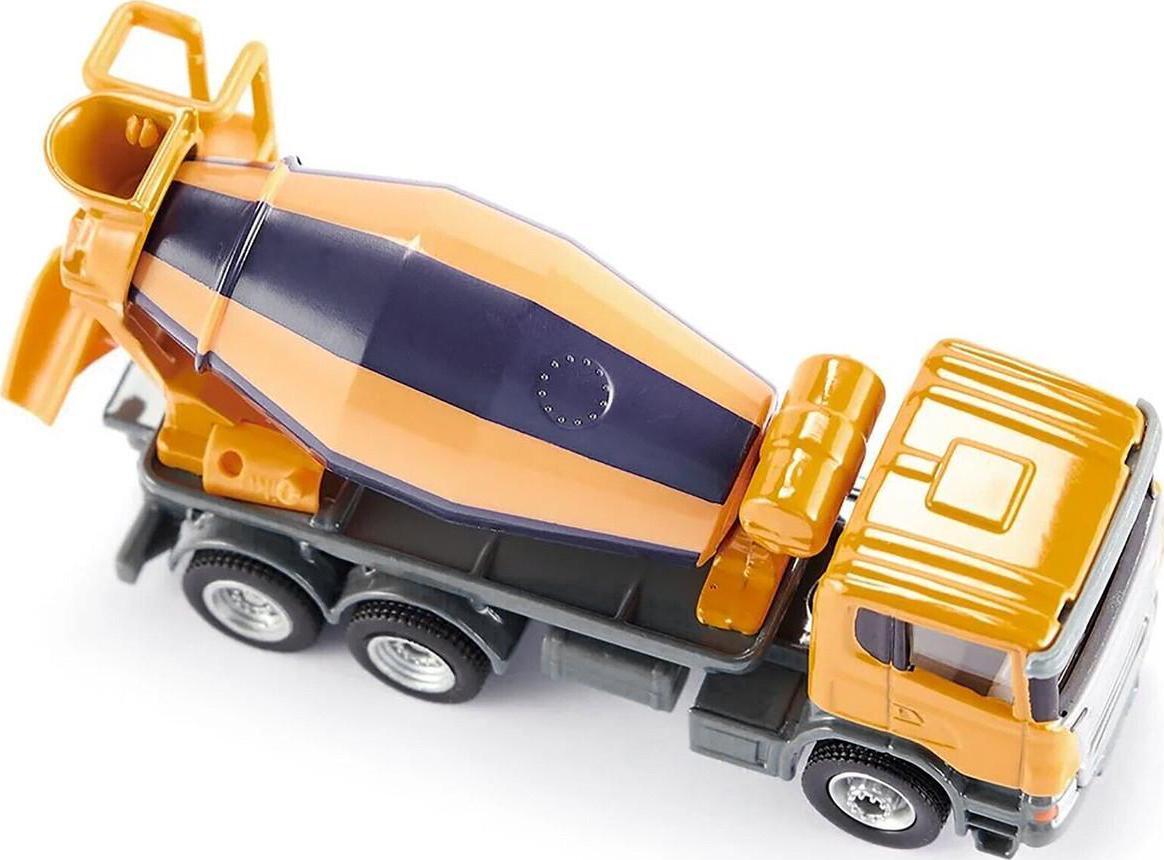 Scania Mixer Truck Yellow 1/87 (HO) Diecast Model by Siku