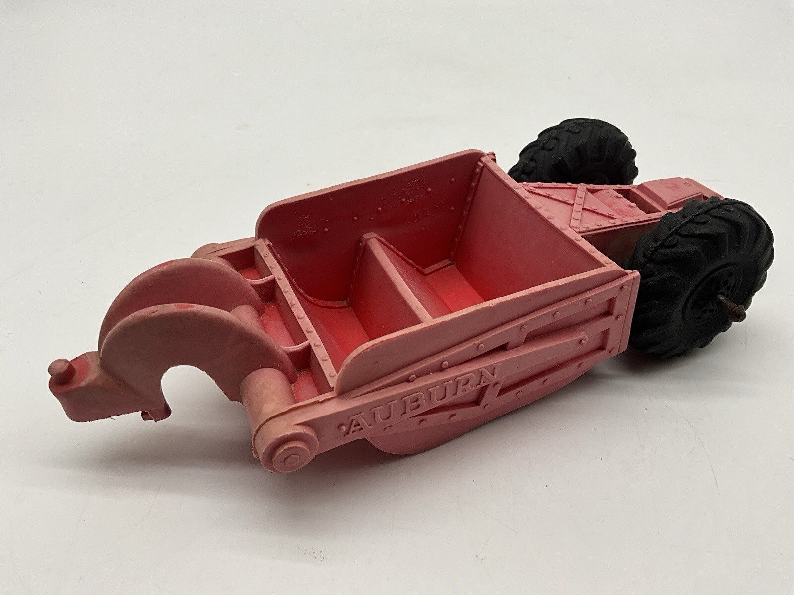 Auburn Rubber Co. Earthmover Rare Vintage Faded Red Trailer Only MCM Toy