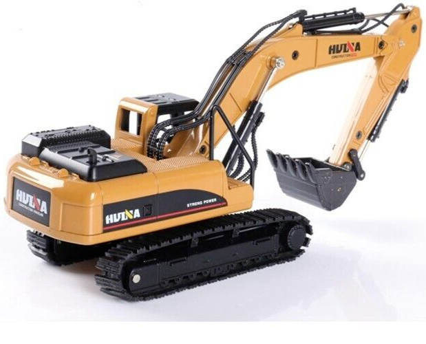 HUINA EXCAVATOR Alloy Engineering Construction 1:50 Metal Model Toy For Boys NEW
