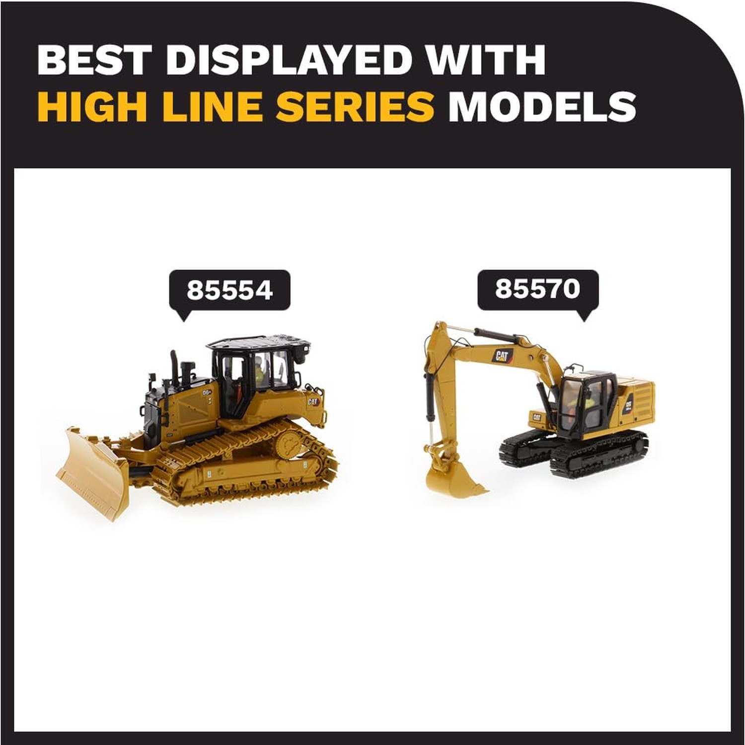 Diecast Masters 1/50 High Detail Caterpillar 320 Hydraulic Excavator – High L…
