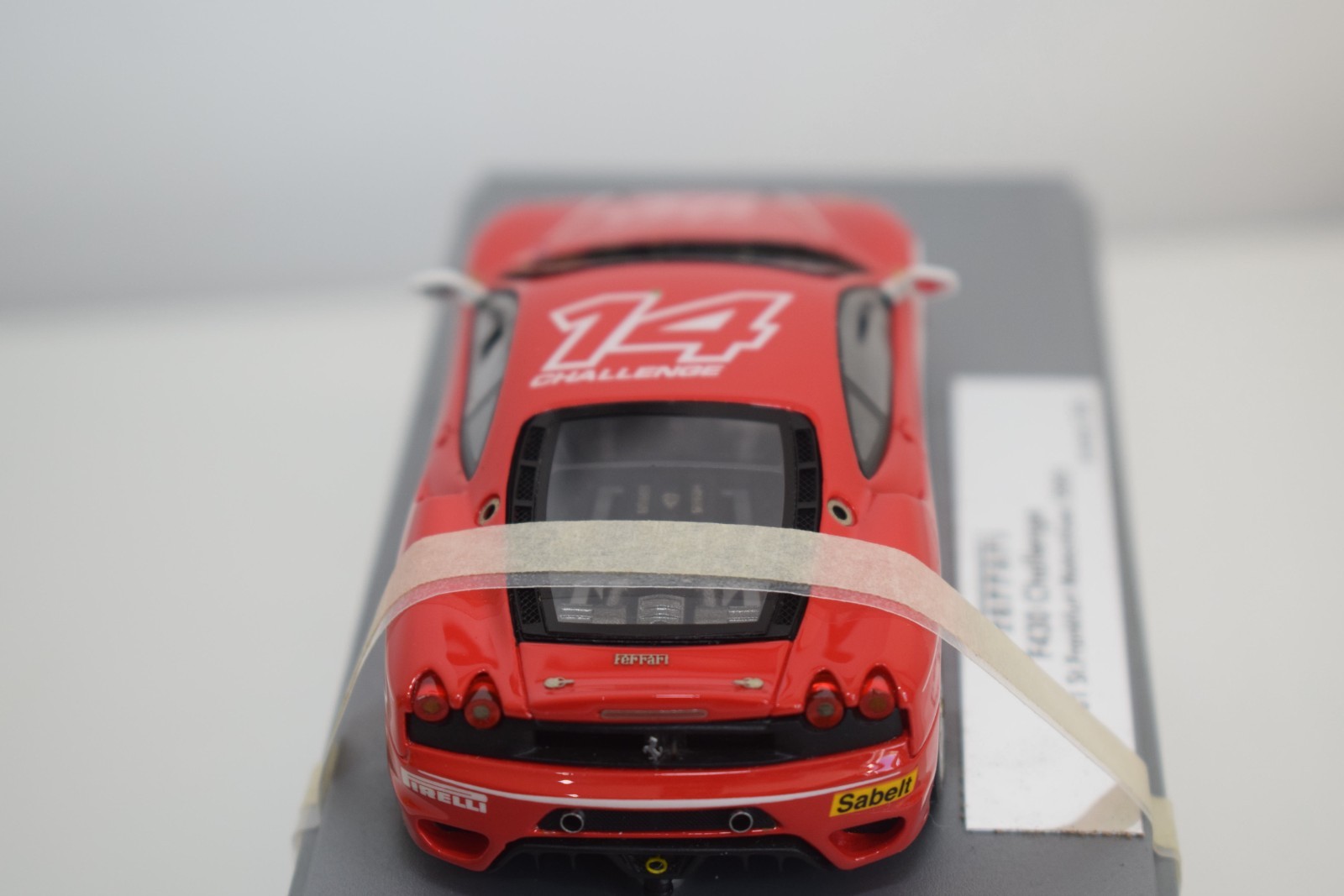 C10 1:43 BBR GASOLINE GAS10017 FERRARI F430 CHALLENGE FRANKFURT 2005 NMIB RARE!