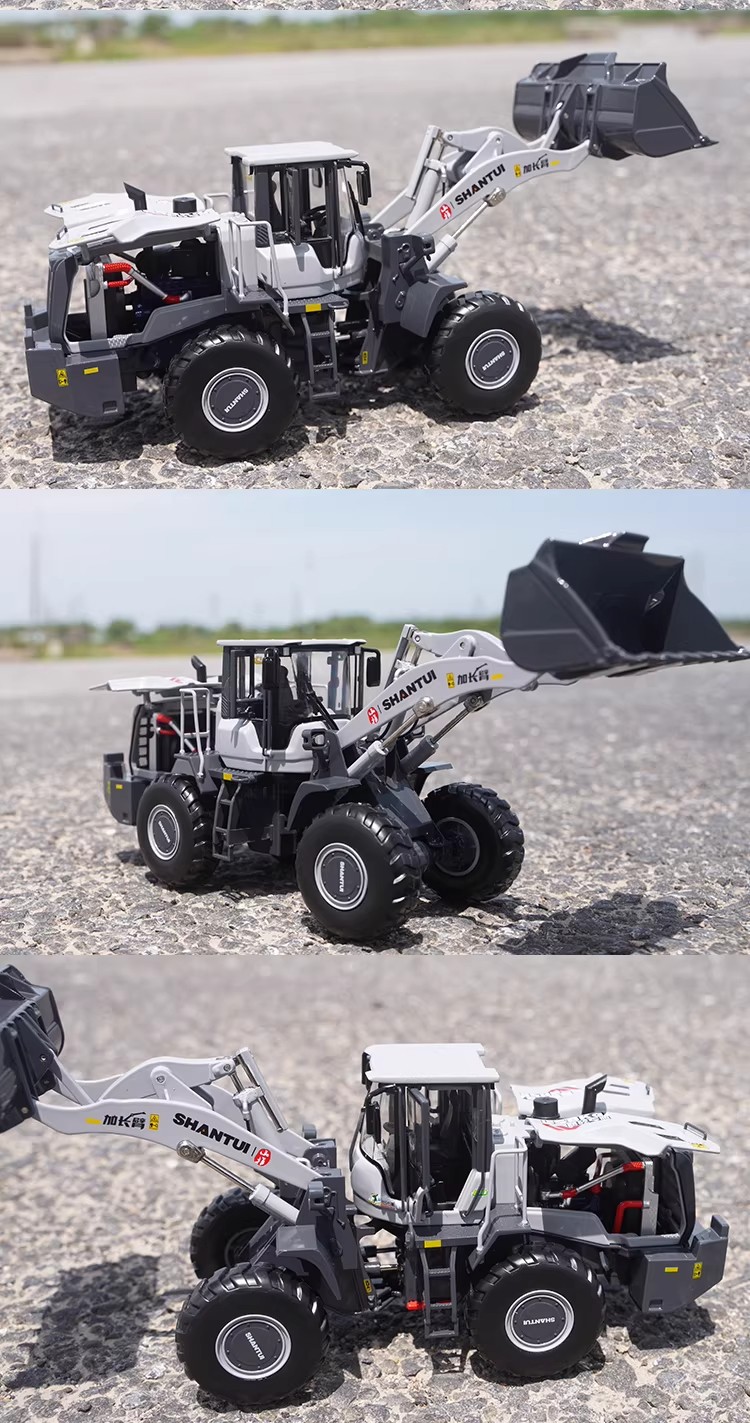 1/35 Scale SHANTUI L58K Wheel Loader DieCast Model Collection Toy Gift In Stock