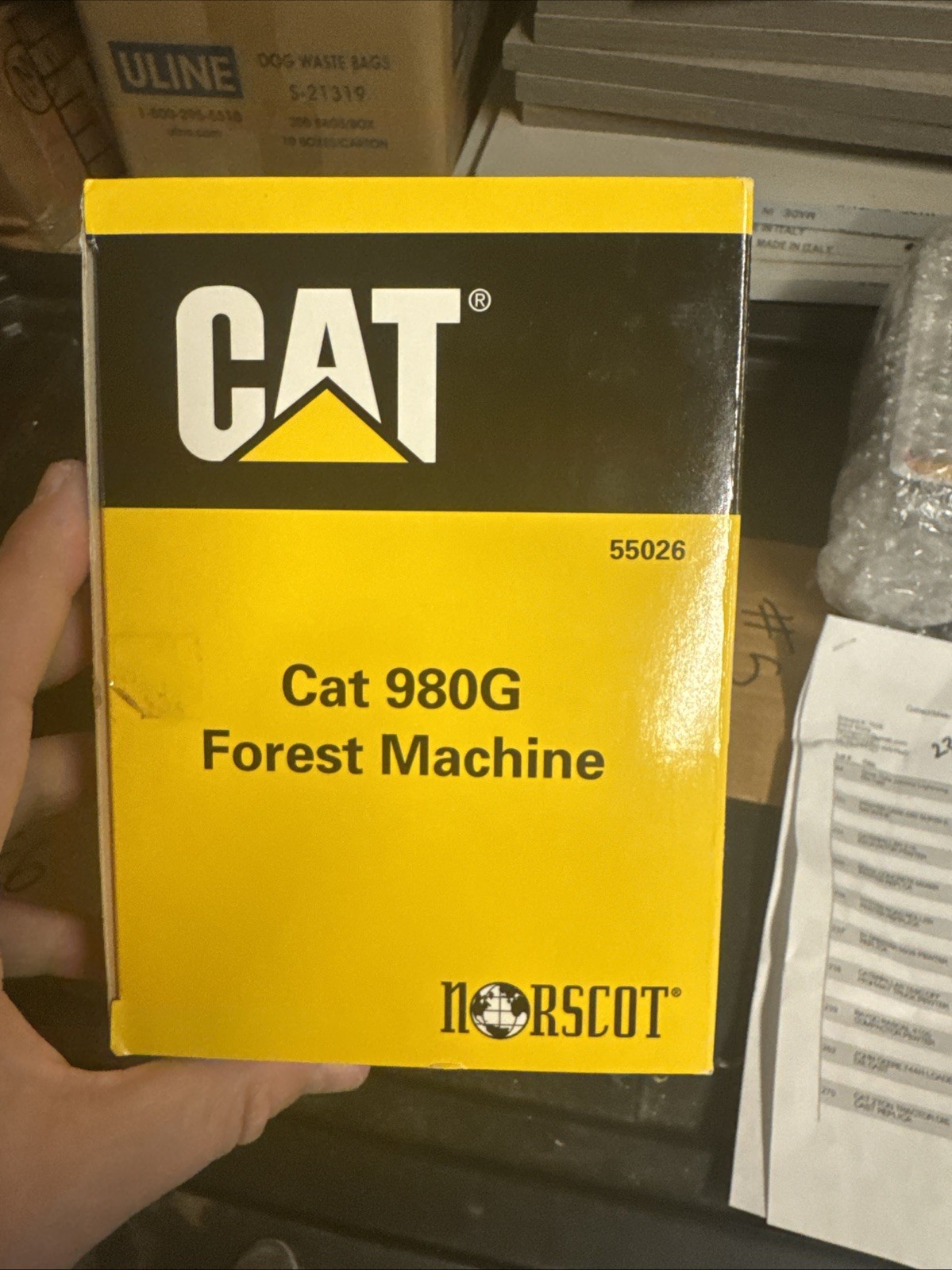 Norscot Cat 980G Forest Machine 1/50 Scale DieCast Model 55026 NIB