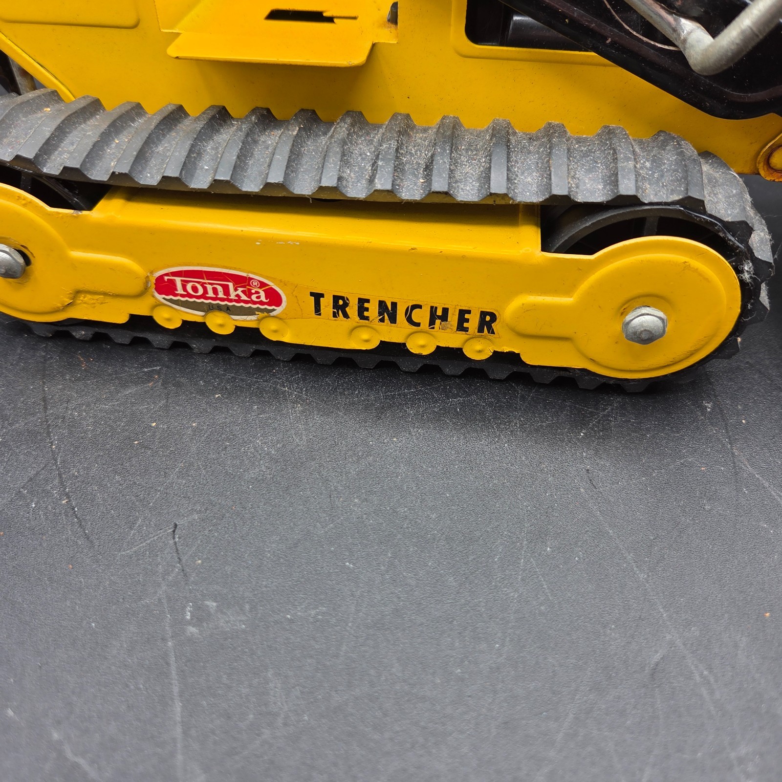 1960s Tonka Trencher Backhoe Loader Pressed Steel Made in USA ‘Missing Bucket’