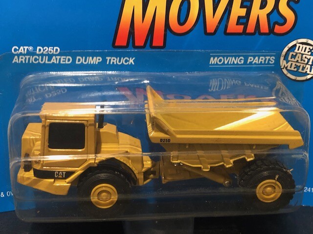 ERTL CAT D25D Articulated Dump Truck, Mighty Movers, 1/64, NIB