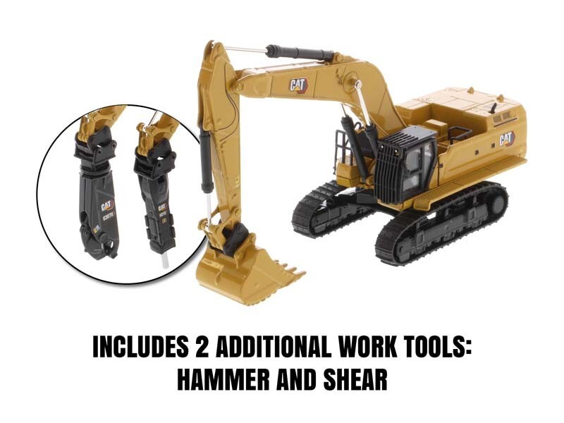 CAT 395 Next Gen Excavator GP version 1:87 HO Scale Model- Diecast Masters 85688