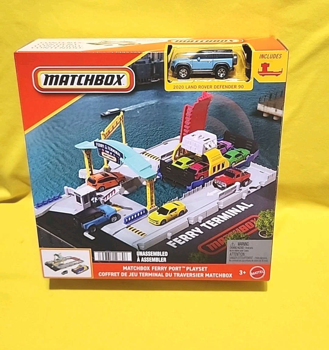 2023 Matchbox Action Drivers Ferry Port w/ Blue 2020 Land Rover Defender 90 🔥