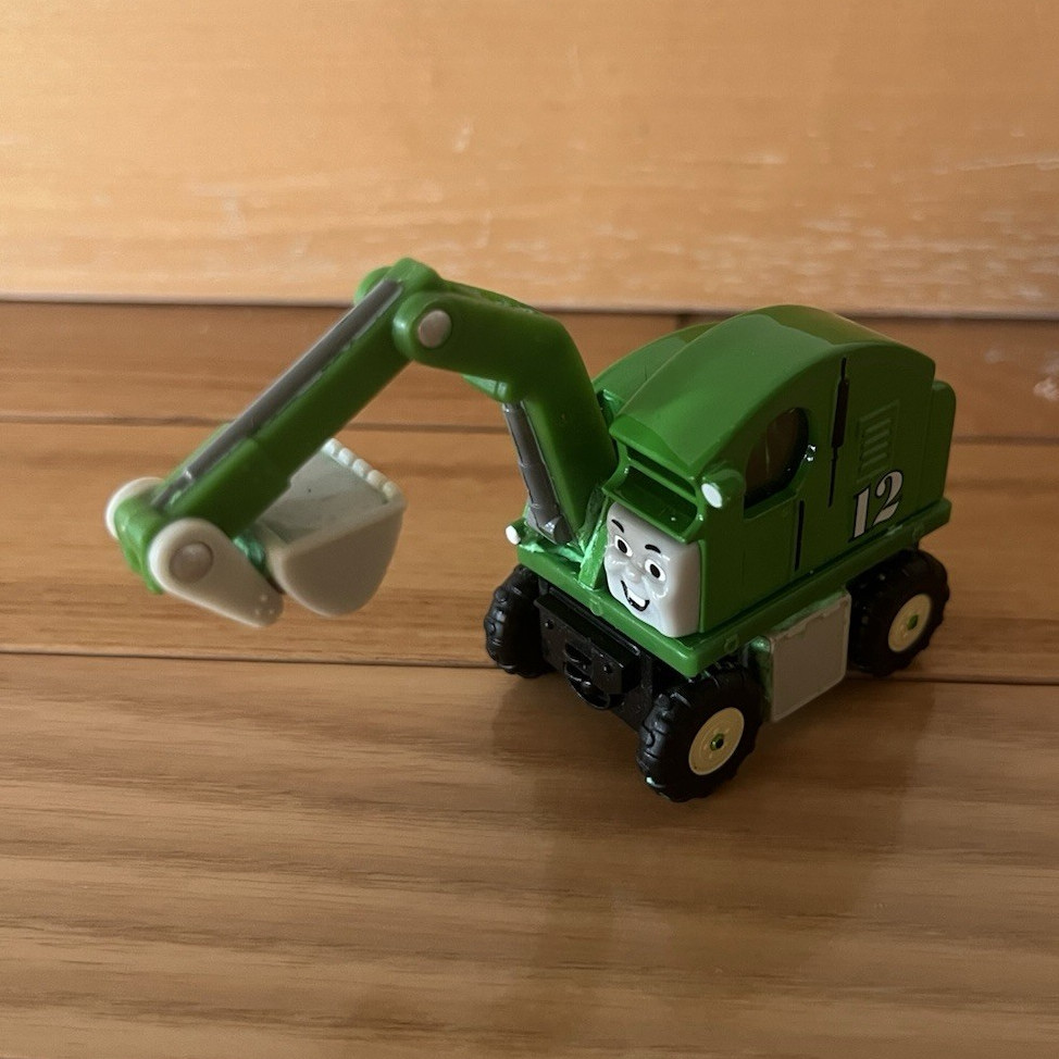 Thomas & Friends Alfie #12 Diecast Excavator Character Vehicle Toy Green