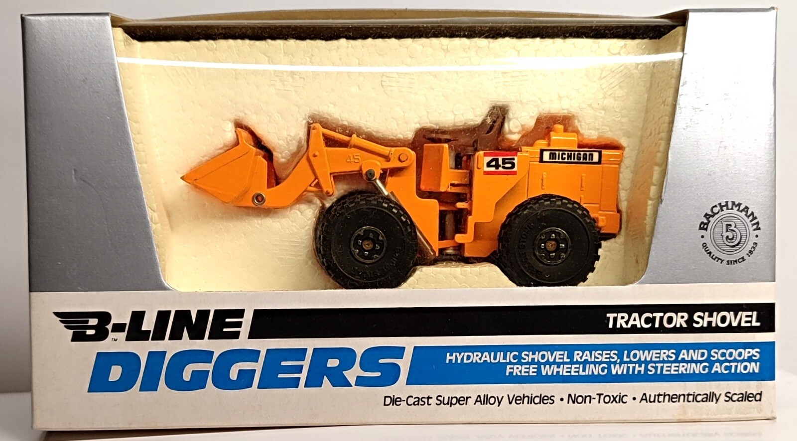 Bachman Ind. B-Line Diggers Die-Cast “Tractor Shovel” PN. 99-9561