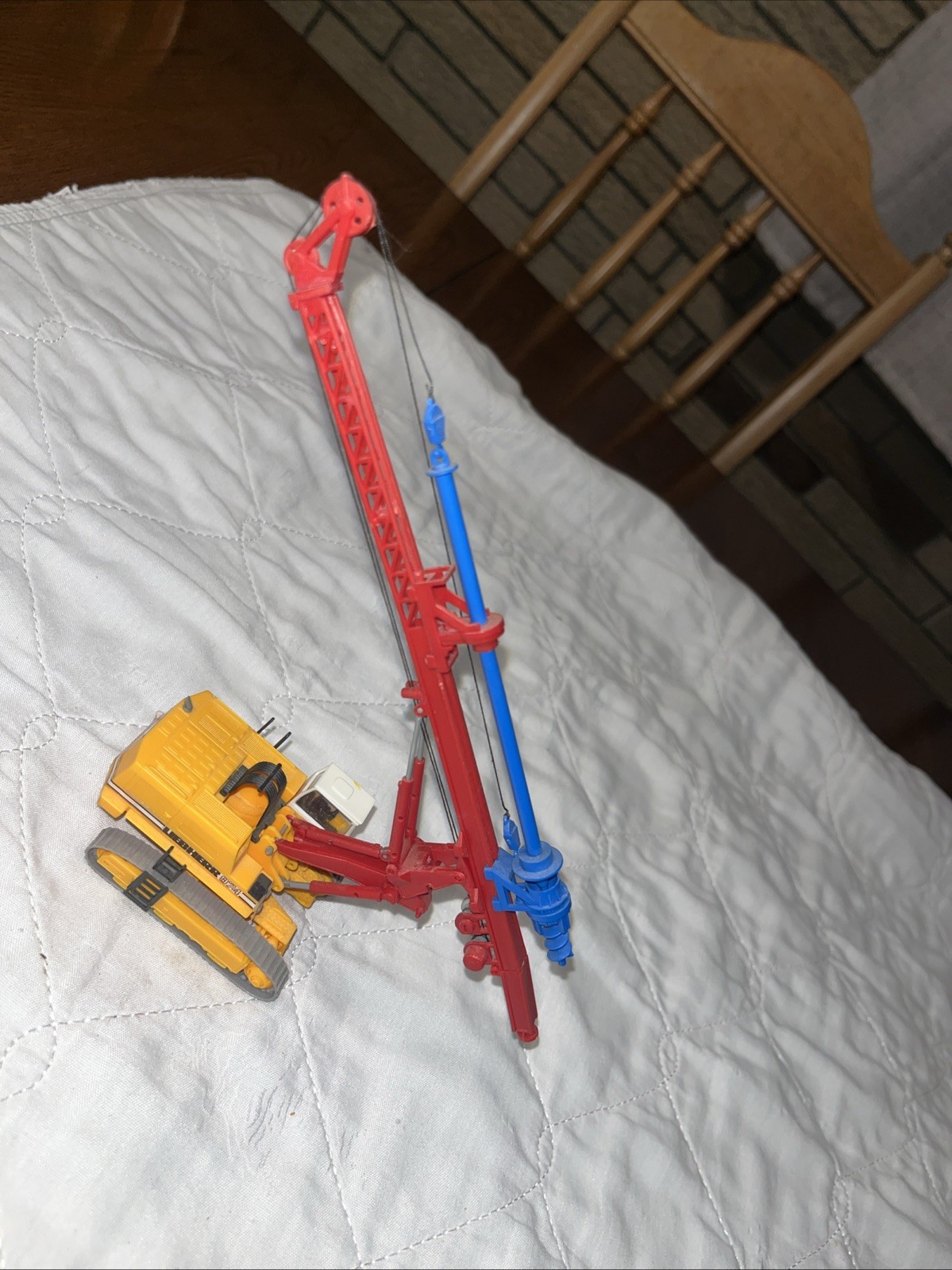 Kibri Liebherr hydraulic excavator 974 drilling rig 11279 West Germany Toy Crane